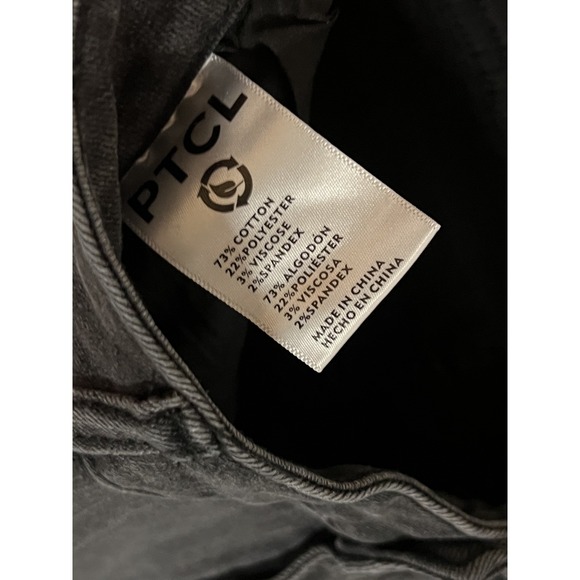 PTCL ETHIKAL BRAND Women's Black Studded Flare Jeans Size 31 Stretch Denim - Picture 7 of 12